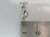 Snowman TINY 2D sterling silver charm .925 Snow Man Christmas charms side view
