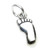 Footprint sterling silver charm .925 Foot Print print charms