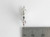 Peace Chinese Character sterling silver charm .925 Peaceful charms size example