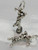 Golfer tiny sterling silver charm .925 Golfing charms additional view