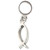 Christian Fish TINY sterling silver bead charm .925 Holy Fishes charms