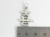 Happiness Chinese Character sterling silver charm .925 Happy charms side view
