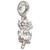 Lincoln Imp sterling silver Bead charm .925 Gargoyle Lincolnshire charms