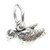 Turtle Dove sterling silver charm .925 x 1 Doves Christmas charms A1