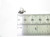 Turtle Dove sterling silver charm .925 Doves Christmas charms A1 side view