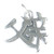 Father Chinese Character sterling silver charm .925 x1 Dad Fathers charms