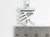 Family Chinese Character sterling silver charm .925 x1 Families charms side view