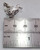 Dodo sterling silver clip charm .925 Extinct birds Dodos charms side view