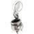 Cauldron Cooking Pot sterling silver bead charm .925 Cauldrons charms extra view