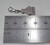 School House sterling silver clip charm .925 x 1 Education & Schools charms side view