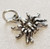 Spider Tarantula sterling silver small charm .925 x 1 Spiders charms image 6
