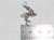 Stork with a baby sterling silver charm .925 Storks Babies charms detail