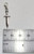 Dagger sterling silver clip charm .925 Daggers and swords charms side view