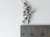 Witch on Broomstick sterling silver charm .925 x 1 Witches charms side view