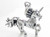 Unicorn sterling silver charm .925 Unicorns Fantasy charms additional view