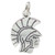 Spartan sterling silver charm .925 x 1 Sparta. Ancient Greece warrior