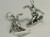 Snowboarder Boarding sterling silver charm .925 Snow boarder charms additional view