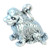 Newfoundland dog sterling silver charm .925 dogs charms