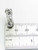 Saint Bernard dog sterling silver charm .925 St Bernards dogs size example