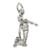 Matador sterling silver charm .925 Spanish Bull fighting charms