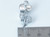 Drum kit charm .925 Music Band Drummer Drumming charms detail