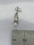 Pumpkin Jackolantern sterling silver charm .925 Halloween charms side view
