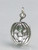Pumpkin Jackolantern sterling silver charm .925 x 1 Halloween charms