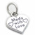 Made with Love sterling silver charm .925 x 1 Love charms
