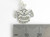 Faith Angel sterlng silver charm .925 Angels Protection Protect charms side view