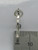 Ankh Cross sterling silver charm .925 x 1 Crosses of Life Egypt charms side view
