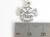 Peace Angel sterlng silver charm .925 Angels Protection Protect charms side view