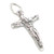 Crucifix Cross sterling silver charm .925 x 1 Crucifixes Holy crosses