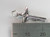 Crucifix Cross sterling silver charm .925 Crucifixes Holy crosses side view