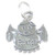 Friends Angel sterling silver charm .925 x1 Angels Protect Protection