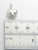 Puffed Hollow small sterling silver charm .925 Hearts charms detail