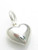 Puffed Hollow small sterling silver charm .925 Hearts charms additional view