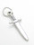Sword sterling silver charm .925 x 1 Dagger Swords Weapon charms additional view