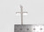 Cross sterling silver pendant .925 Holy Crosses Pendants size example