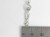 Goddess sterlng silver charm .925 Praying Goddesses Holy Sacred charms side view