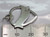 Engravable Heart plain silver charm pendant .925 Love charms size example