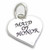 Maid of Honor sterling silver charm .925 x 1 Wedding charms