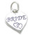 Bride sterling silver charm .925 x 1 Brides Engagement wedding charms