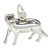 Cat sterling silver charm .925 Pussy cats charms