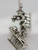 Fire Fighter on ladder with cat sterling silver charm .925 x 1 Rescues additional view