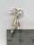 Parrot on perch sterling silver charm .925 Whos a pretty boy then. size example