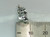 Crown sterling silver charm .925 Queen Royal Royalty Crowns charms side view