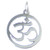 Om Sanskrit Omkara sterling silver charm .925 Yoga Peace charms