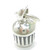 Fairy Cake sterling silver charm .925 x 1 Muffin Queen cup cakes charms