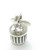 Fairy Cake sterling silver charm .925 x 1 Muffin Queen cup cakes charms size example