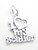 I Love My Soldier sterling silver charm .925 Armed Forces charms additional view